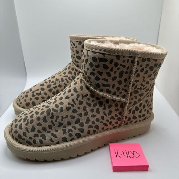 CUSHIONAIRE Women’s Cozy Boot 7.5 SPOTTED TAN - Picture 3 of 7